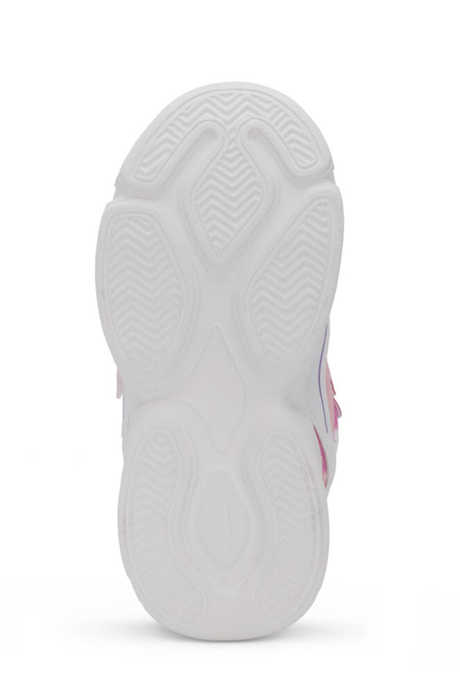 Slazenger KLARION Kız Çocuk Cırt Cırtlı Işıklı Taban Pembe Günlük Spor Ayakkabısı