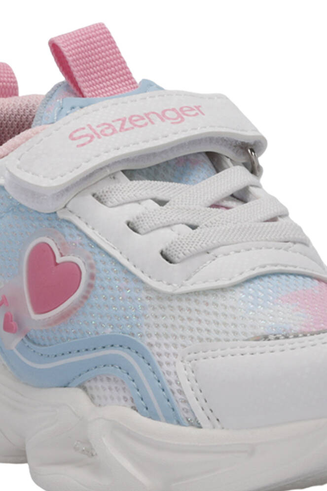 Slazenger KLARION Kız Çocuk Sneaker Ayakkabı Beyaz - Mavi