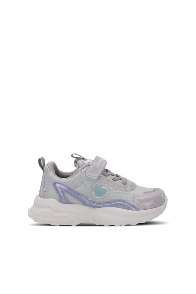 Slazenger KLARION Kız Çocuk Sneaker Ayakkabı Gri - Mor