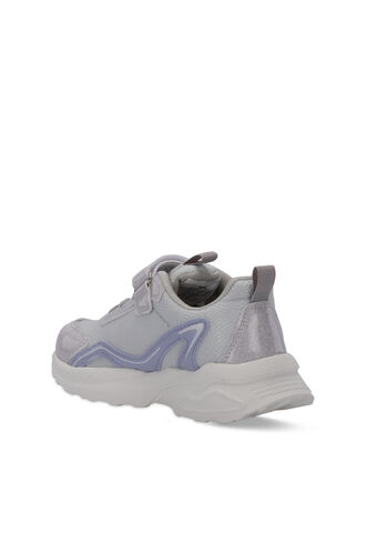 Slazenger KLARION Kız Çocuk Sneaker Ayakkabı Gri - Mor - Thumbnail