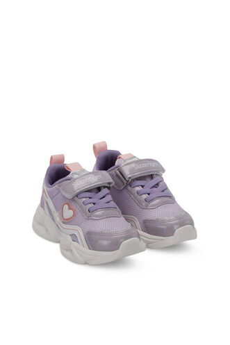 Slazenger KLARION Kız Çocuk Sneaker Ayakkabı Mor - Pembe - Thumbnail