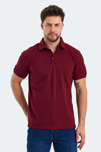 Slazenger KLASSE Erkek Tişört Bordo - Thumbnail