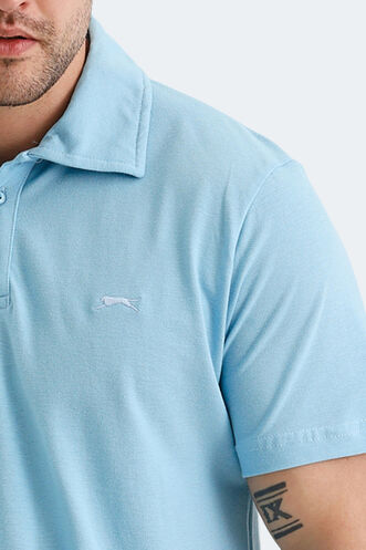 Slazenger KLASSE IN Erkek Polo Yaka Koyu Mavi Tişört - Thumbnail