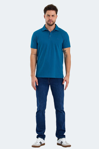 Slazenger KLASSE Men's T-shirt Indigo - Thumbnail
