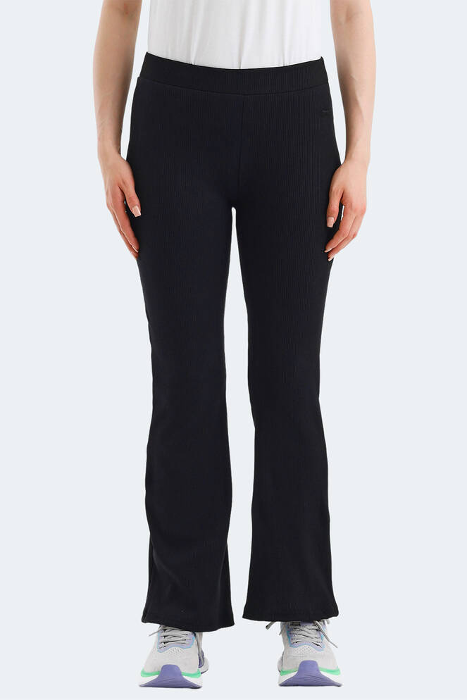 Slazenger KNOXY IN Kadın Bol Paça Siyah Eşofman Altı