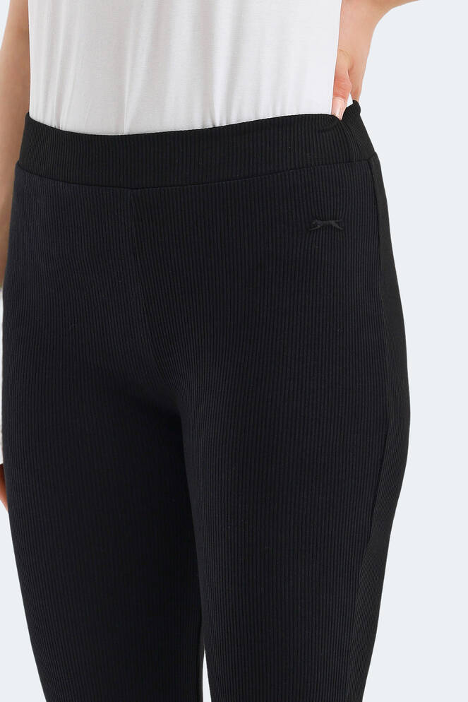 Slazenger KNOXY IN Kadın Bol Paça Siyah Eşofman Altı