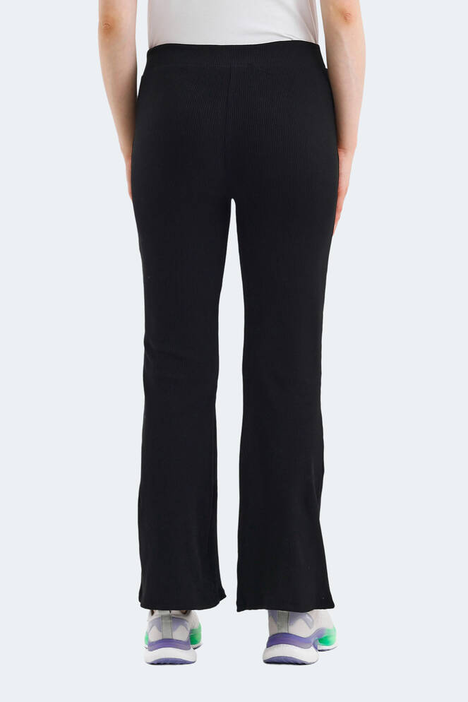 Slazenger KNOXY IN Kadın Bol Paça Siyah Eşofman Altı