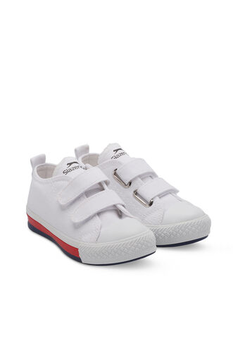 Slazenger KOALA Unisex Çocuk Spor Ayakkabıları Beyaz - Thumbnail