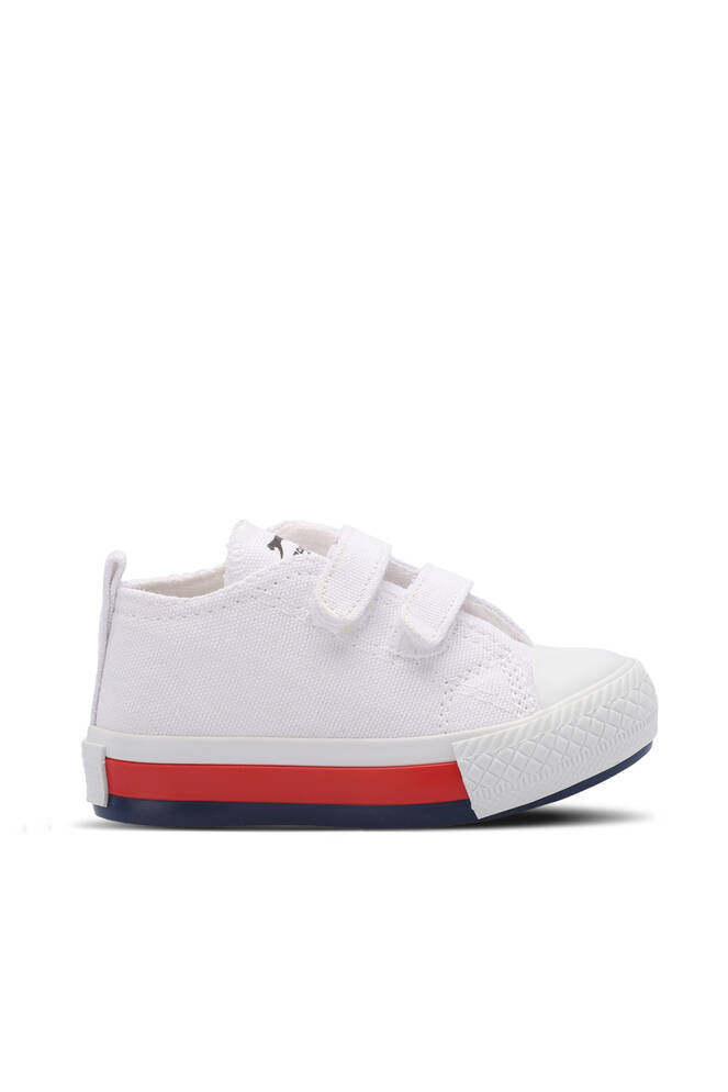 Slazenger KOALA Unisex Çocuk Cırt Cırtlı Beyaz Günlük Spor Ayakkabısı