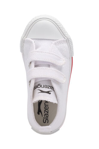 Slazenger KOALA Unisex Çocuk Cırt Cırtlı Beyaz Günlük Spor Ayakkabısı - Thumbnail