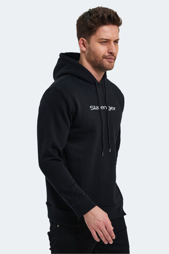 Slazenger KOBA Men's Sweatshirt Black - Thumbnail