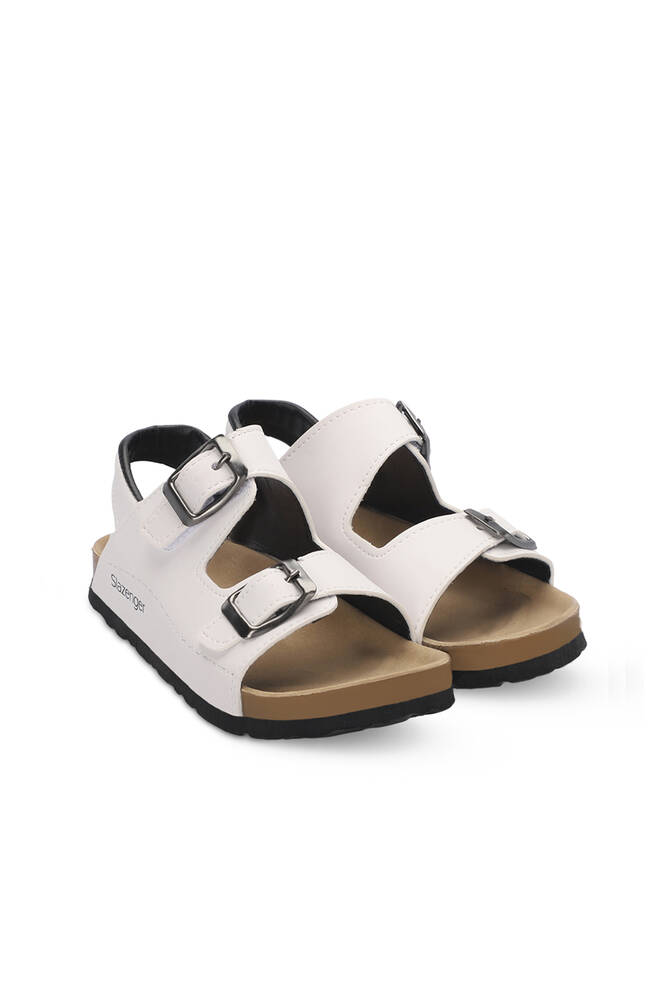 Slazenger KOBBY Unisex Çocuk Sandaletleri Beyaz