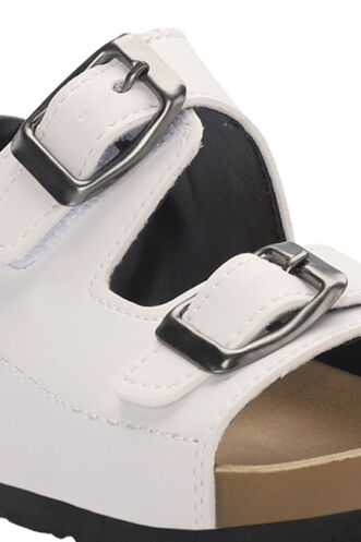 Slazenger KOBBY Unisex Çocuk Sandaletleri Beyaz - Thumbnail