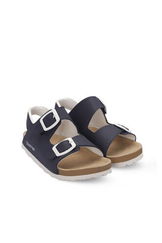 Slazenger KOBBY Unisex Çocuk Sandaletleri Lacivert - Thumbnail