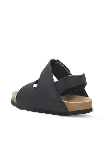 Slazenger KOBBY Unisex Çocuk Sandaletleri Siyah - Thumbnail