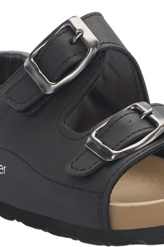 Slazenger KREKA Unisex Çocuk Terlikleri Siyah - Thumbnail