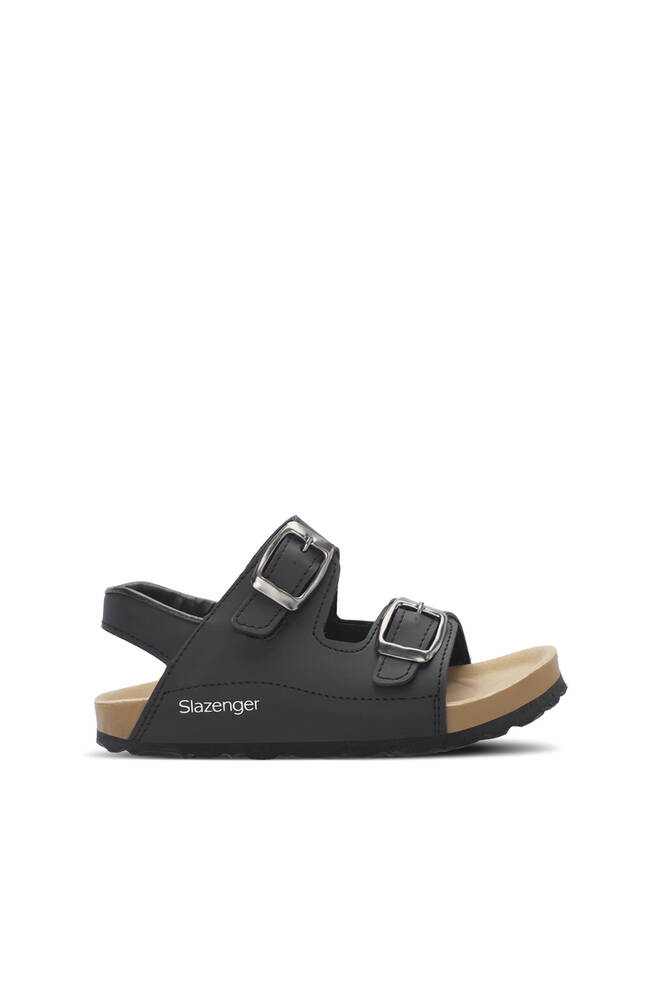 Slazenger KREKA Unisex Çocuk Terlikleri Siyah