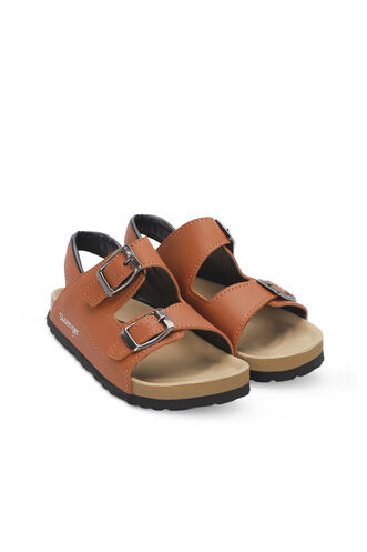 Slazenger KOBBY Unisex Çocuk Sandaletleri Bej - Thumbnail