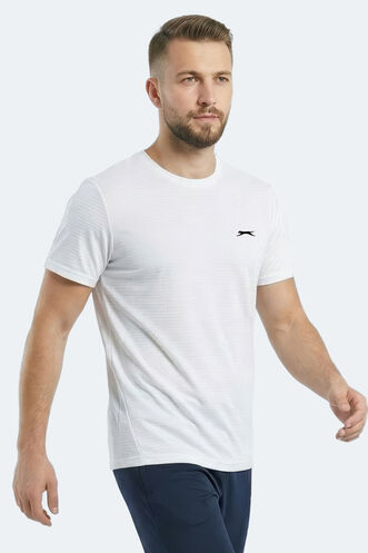 Slazenger KOFONA Erkek Beyaz Tişört - Thumbnail