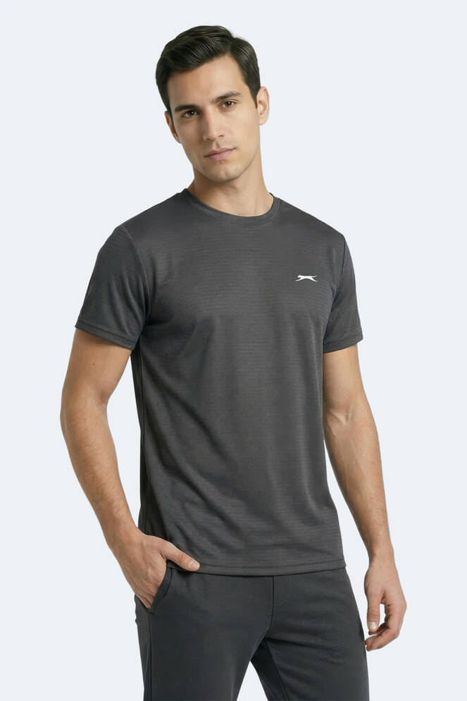 Slazenger KOFONA Erkek Koyu Gri Tişört