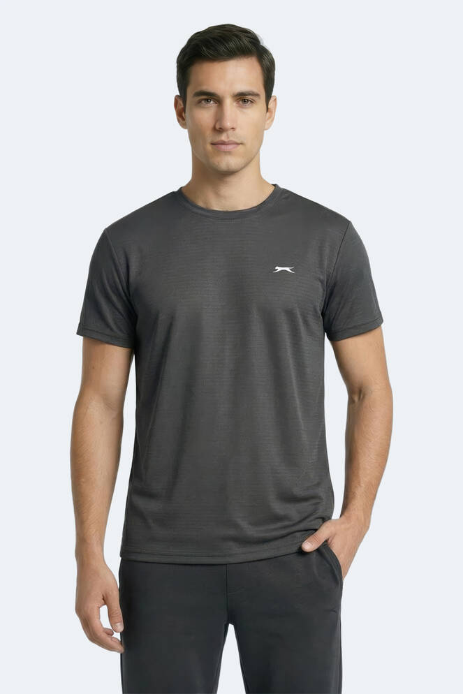 Slazenger KOFONA Erkek Koyu Gri Tişört