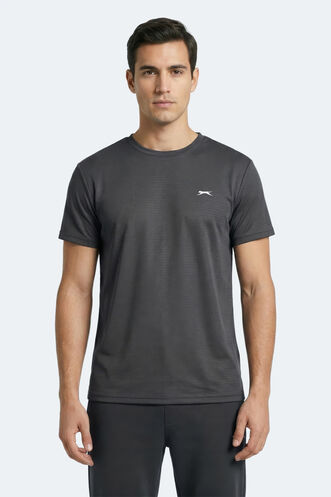 Slazenger - Slazenger KOFONA Erkek Koyu Gri Tişört