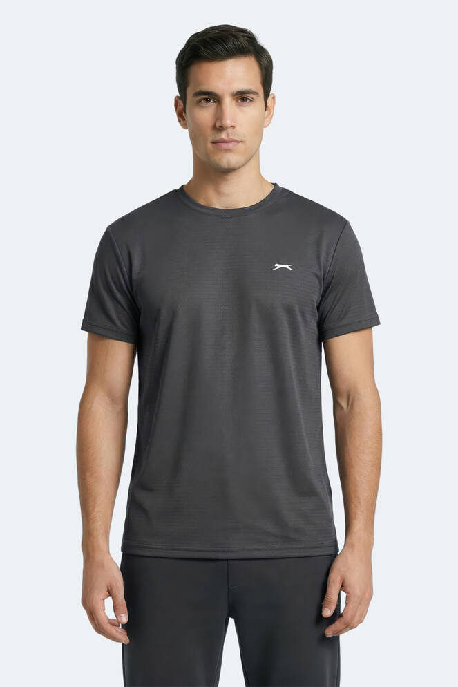 Slazenger KOFONA Erkek Koyu Gri Tişört