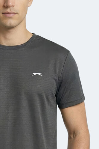 Slazenger KOFONA Erkek Koyu Gri Tişört - Thumbnail
