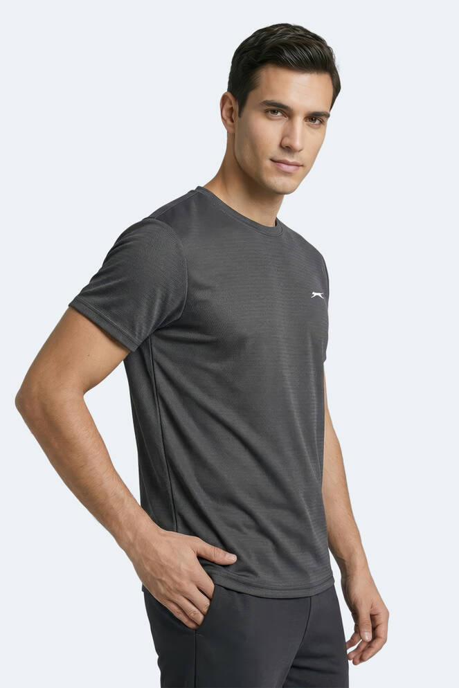 Slazenger KOFONA Erkek Koyu Gri Tişört