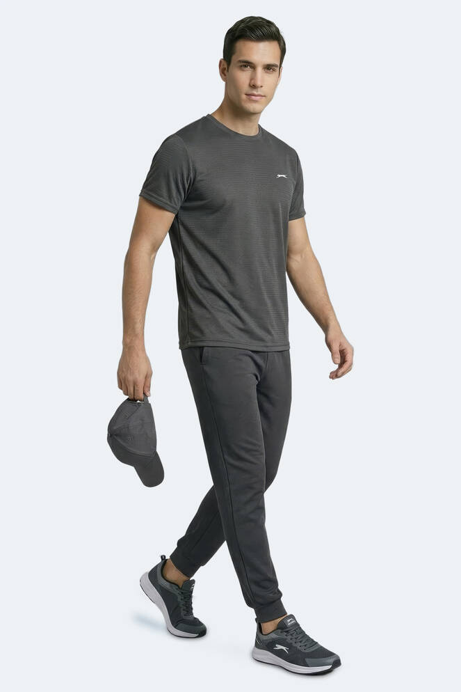 Slazenger KOFONA Erkek Koyu Gri Tişört