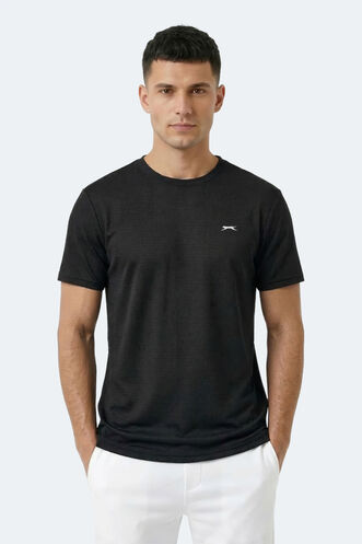 Slazenger KOFONA Erkek Siyah Tişört - Thumbnail