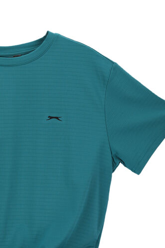 Slazenger KOFONA Erkek Turkuaz Tişört - Thumbnail