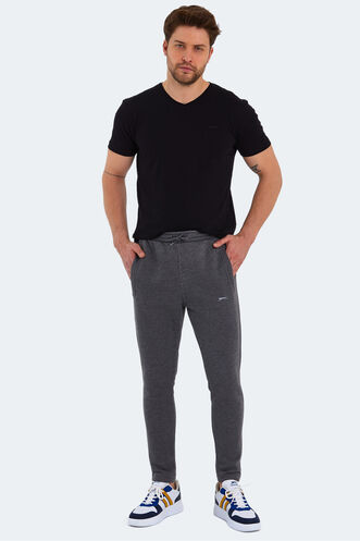 Slazenger KING Men's Sweatpants Dark Grey - Thumbnail