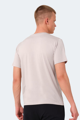 Slazenger KONUL Erkek T-Shirt Bej - Thumbnail
