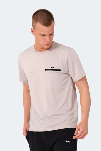 Slazenger KONUL Erkek T-Shirt Bej - Thumbnail