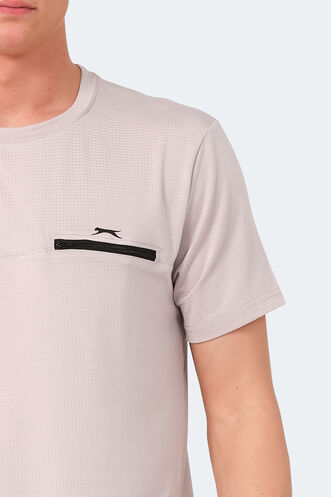 Slazenger KONUL Erkek T-Shirt Bej - Thumbnail