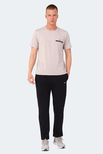 Slazenger KONUL Erkek T-Shirt Bej - Thumbnail