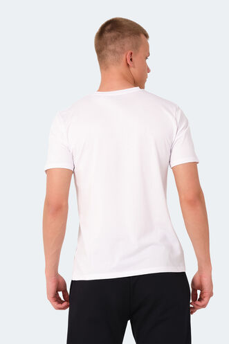 Slazenger KONUL Erkek T-Shirt Beyaz - Thumbnail
