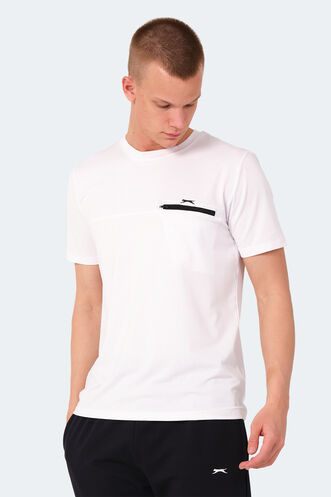 Slazenger KONUL Erkek T-Shirt Beyaz - Thumbnail