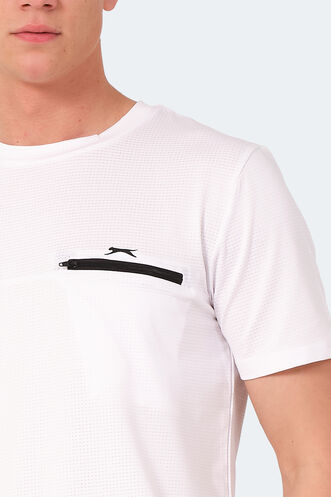 Slazenger KONUL Erkek T-Shirt Beyaz - Thumbnail
