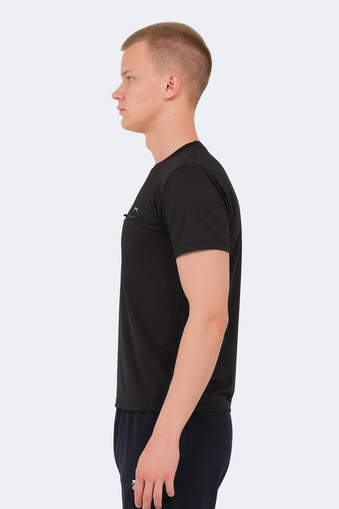 Slazenger KONUL Erkek T-Shirt Siyah