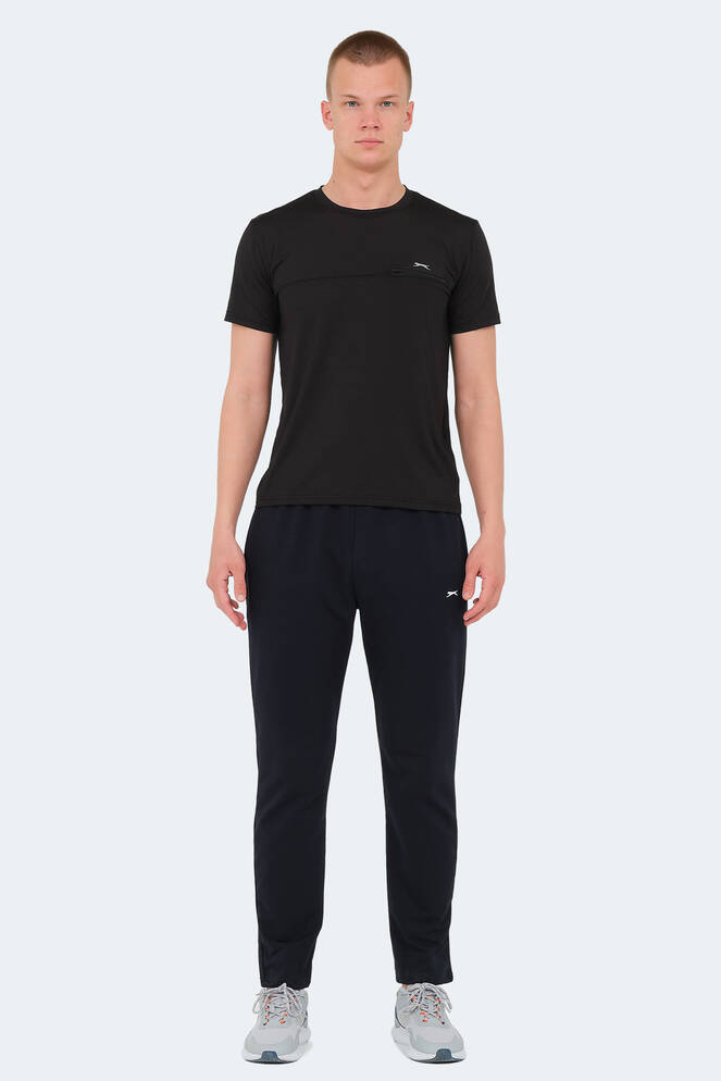 Slazenger KONUL Erkek T-Shirt Siyah