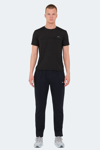 Slazenger KONUL Erkek T-Shirt Siyah - Thumbnail