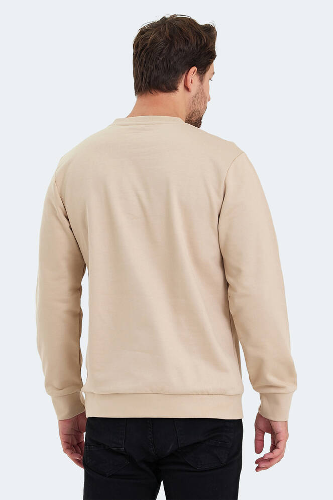 Slazenger KORAL IN Erkek Bej Sweatshırt