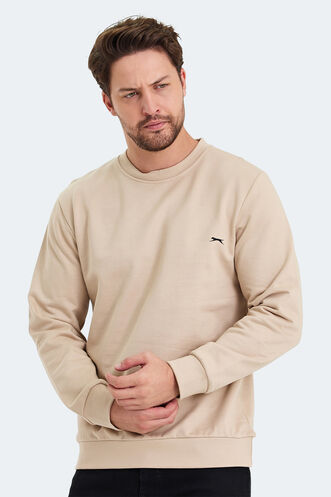 Slazenger KORAL IN Erkek Bej Sweatshırt - Thumbnail