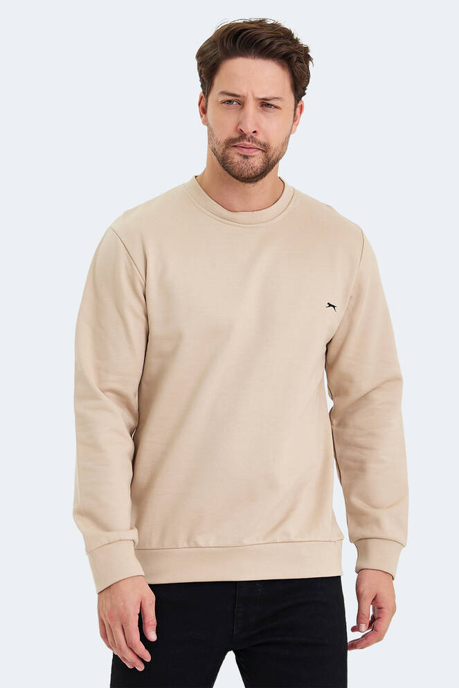 Slazenger KORAL IN Erkek Bej Sweatshırt