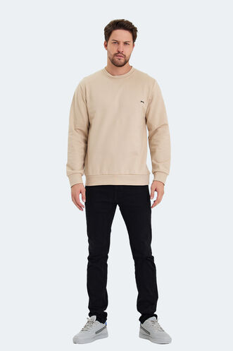 Slazenger KORAL IN Erkek Bej Sweatshırt - Thumbnail