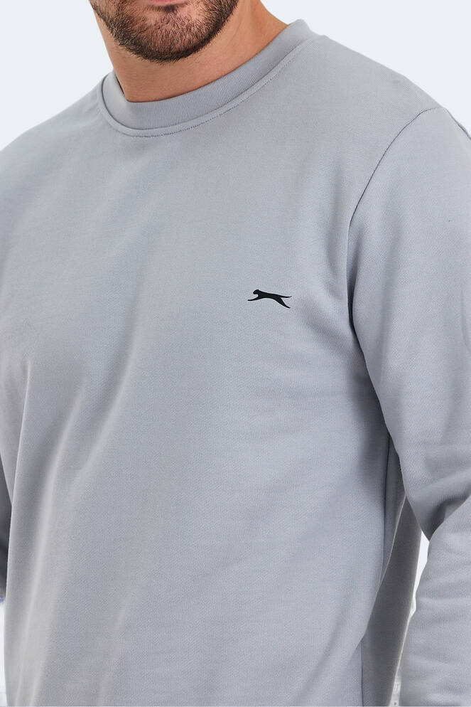 Slazenger KORAL IN Erkek Gri Sweatshırt