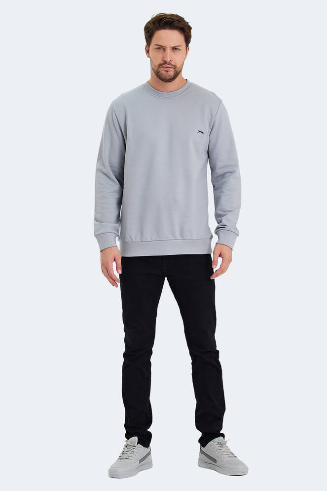 Slazenger KORAL IN Erkek Gri Sweatshırt
