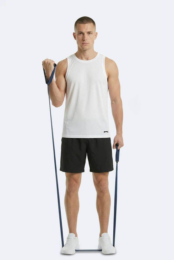 Slazenger KORBA Erkek Kolsuz Beyaz Tişört